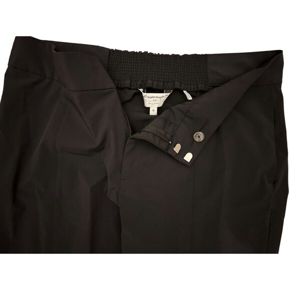 Foxcroft Sz 10 Black Pants Stretch Slim-Fit Nylon Spandex Adjustable Waist - Picture 5 of 9